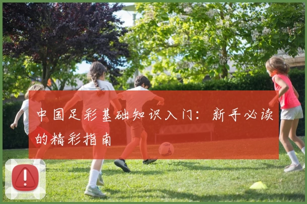 中国足彩基础知识入门：新手必读的精彩指南